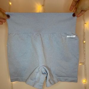 Seamless Powder Blue Bo + Tee shorts